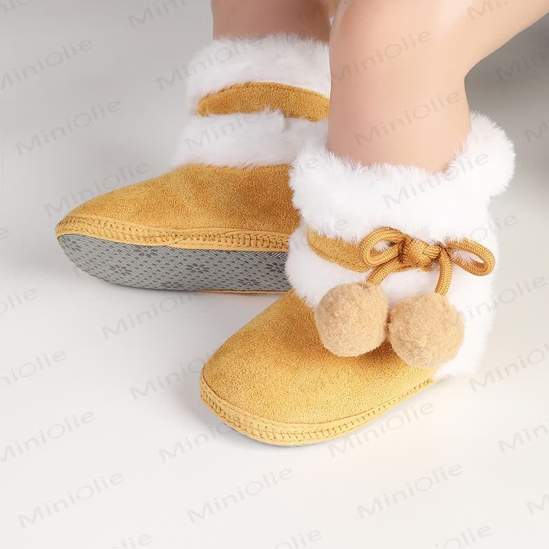 Baby Pompom Fleece Boots - image 34