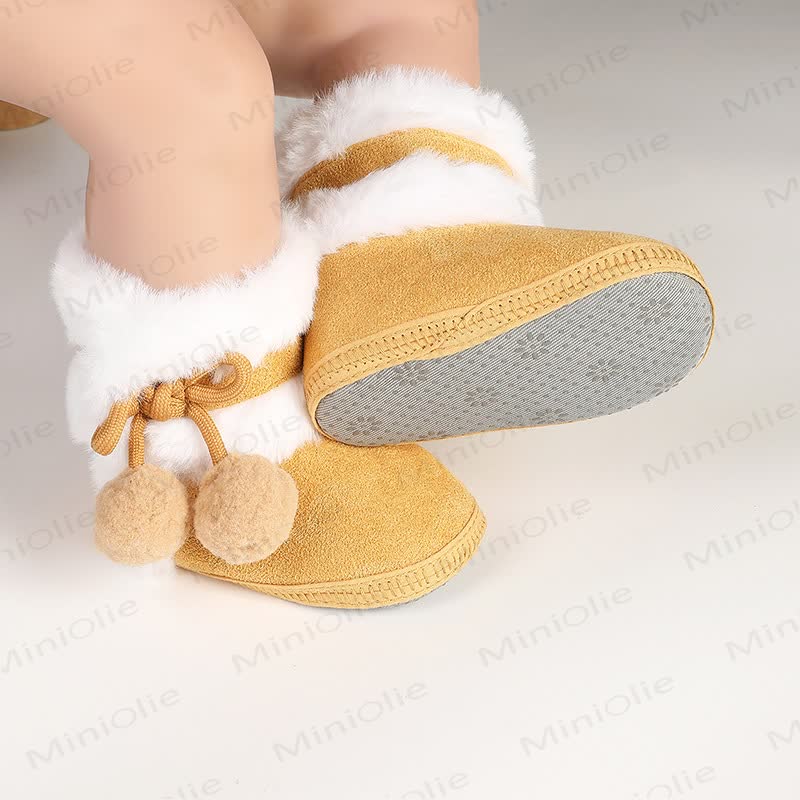Baby Pompom Fleece Boots - image 36