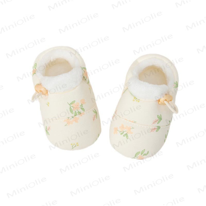 Baby Fleece Lined Strawberry Shoes - image 5