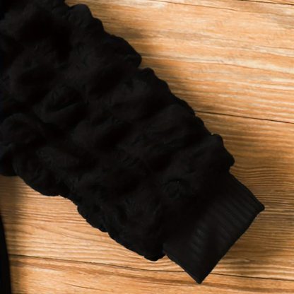 Baby Girl Puff Sleeve Bodysuit & Pants With A Bow - image 7