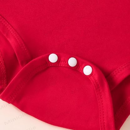 DADDY IS MY VALENTINE Baby Girl Love Flying Sleeves Bodysuit & Pants - image 6