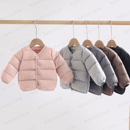 Baby Toddler Solid Color Warm Outerwear - image 1