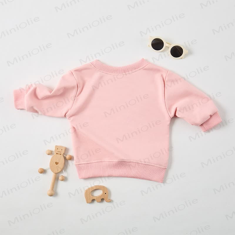 PLEASE HAND ME OVER TO MY GRANDMA Baby Girl Love Pink Sweatshirt - image 3