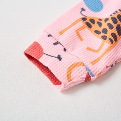 Baby Dinosaur Pink Waffle 2-piece Set - image 6