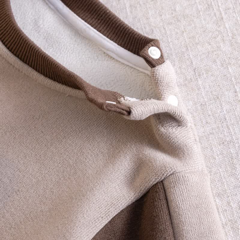 Hapi Yogurl Puppy Baby Toddler Boy Color Block Fleece Lined 2-piece Set - image 9