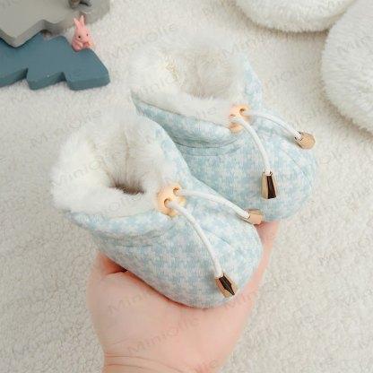 Baby Checkerboard Fleece Lined Shoes - image 4