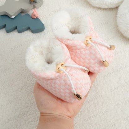 Baby Checkerboard Fleece Lined Shoes - image 9
