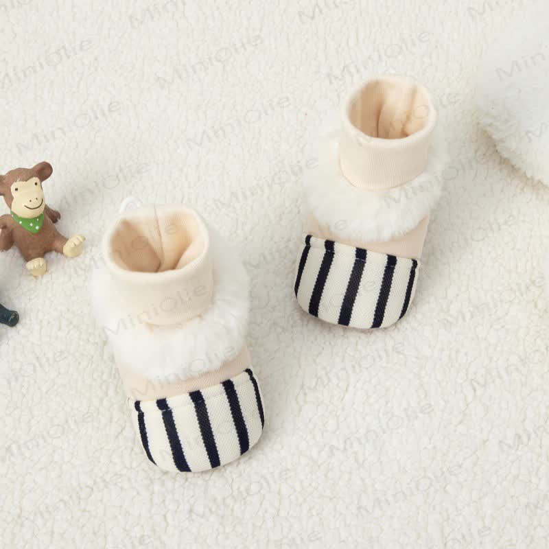 Baby Striped Socks Shoes - Blue - 6-12M - image 6