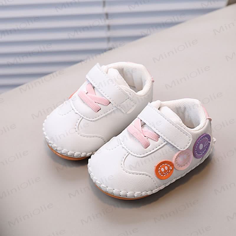 Baby Smiley Sneakers - Pink - 7C - image 2
