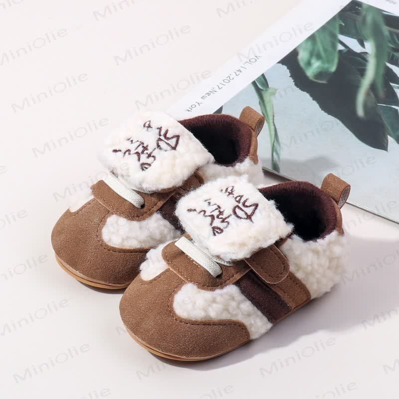 Baby Fleece Lined Sneakers - Brown - 7C - image 7