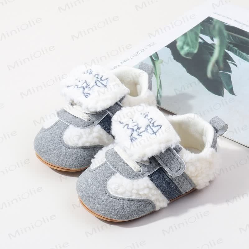 Baby Fleece Lined Sneakers - Grey - 7C - image 5