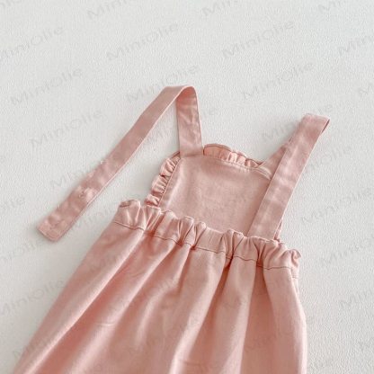 Baby Toddler Girl Bunny Flower Overalls/Solid Color Top - image 7