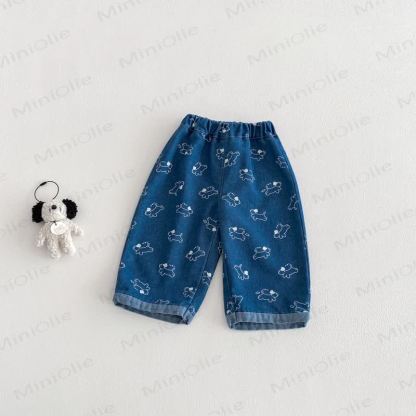 Baby Toddler Cartoon Jeans - Puppy - 3-4T - image 2