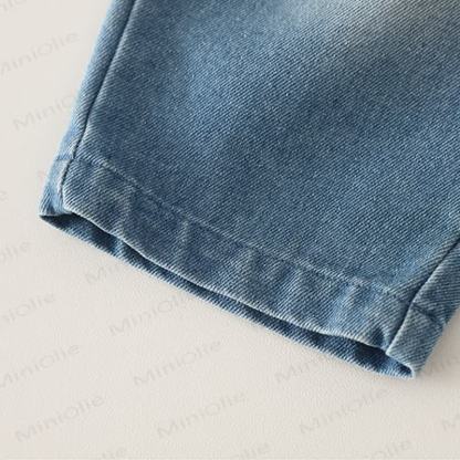 Baby Toddler Boy Dog Plaid Denim 2-piece Set - image 21