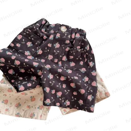 Baby Toddler Girl Flower Loose Shorts - image 2