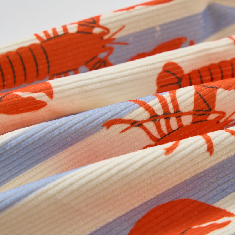 Baby Toddler Beige Blue White Stripe Lobster Cord Pants - image 7