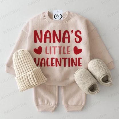 NANA'S LITTLE VALENTINE Baby Love Beige 2-piece Set - Beige - 2-3T - image 1