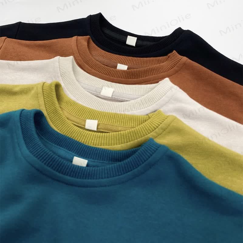 Toddler Round Neck Embroidered Sweatshirt - image 9