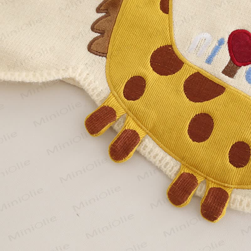 Baby Toddler Giraffe Love Knit 3-piece Set - image 11