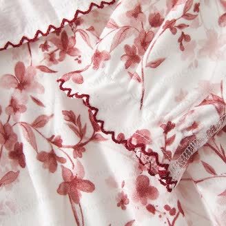 Baby Floral Tulip Collar Romper - image 4