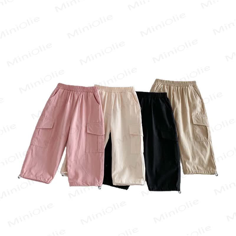 Baby Toddler Solid Color Worker Loose Pants - image 5