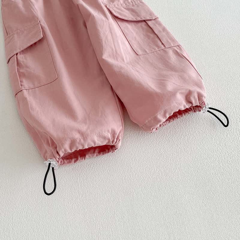 Baby Toddler Solid Color Worker Loose Pants - image 14