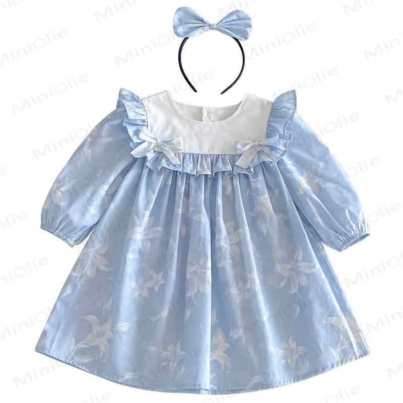 Toddler Kid Girl Flower Bow Dress - image 5