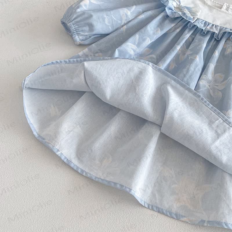 Toddler Kid Girl Flower Bow Dress - image 9