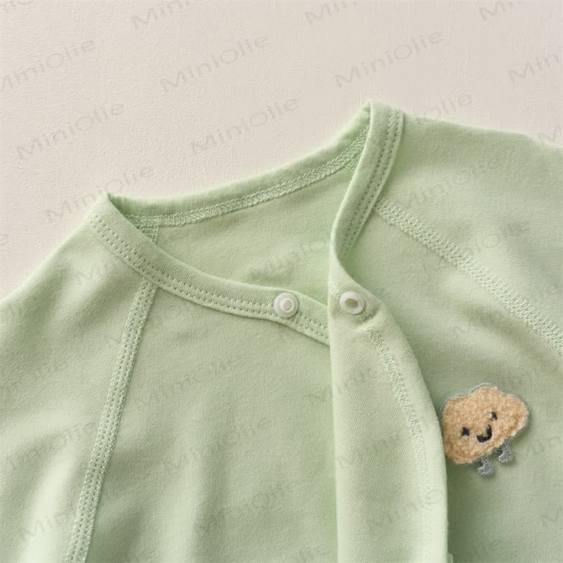 Baby Cloud Kimono All-cotton Romper - image 5