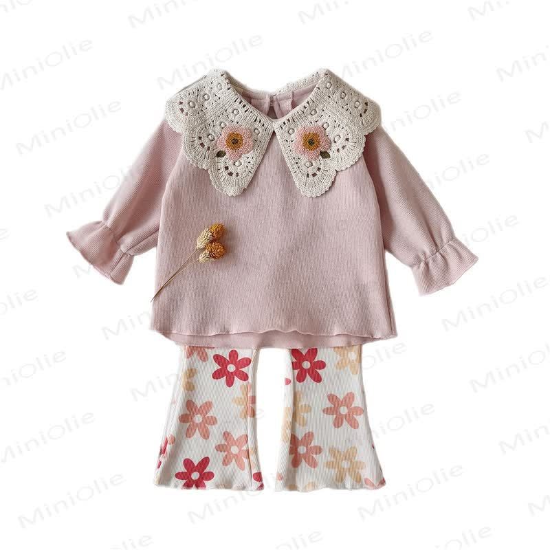 Baby Girl Floral Lace 2-piece Set - image 5