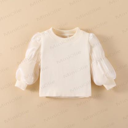 Baby Girl Fleece Flower Dress/Mesh Top - Top - 18-24M - image 5