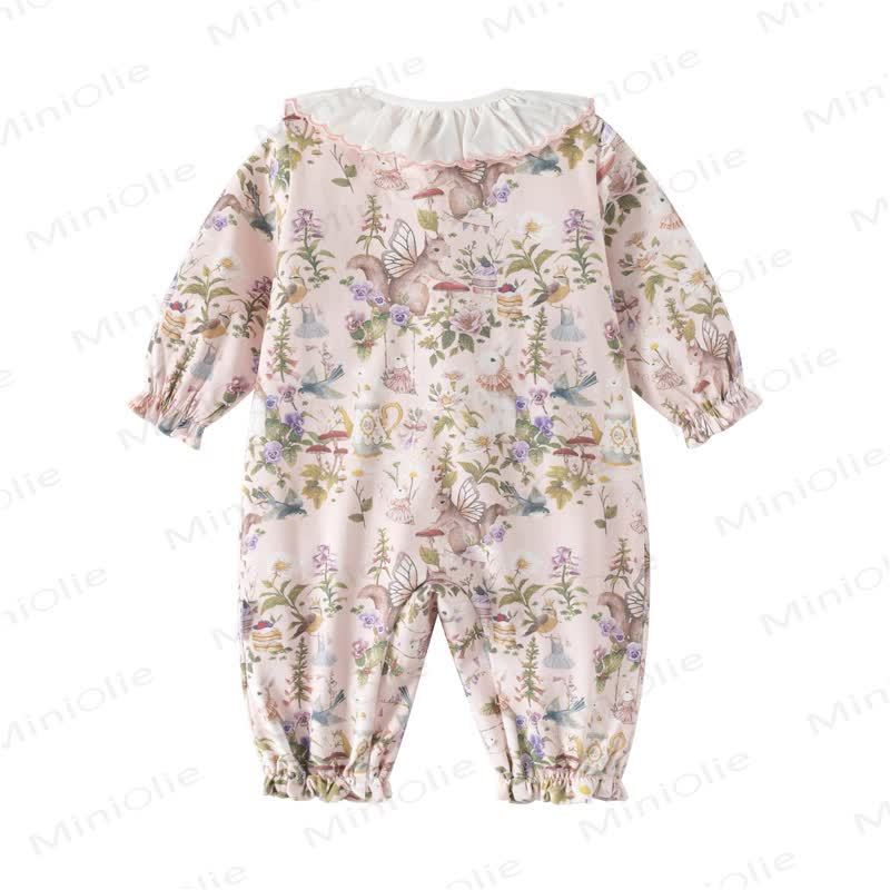 Baby Floral Animal Romper - image 9