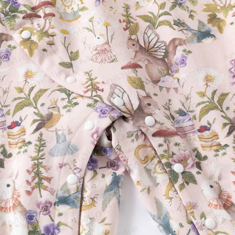 Baby Floral Animal Romper - image 12