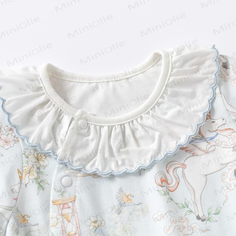 Baby Floral Animal Romper - image 3