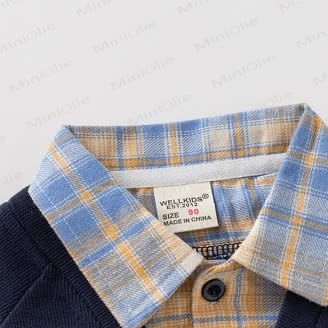 Kid Boy Fake 2pcs Bear Sweatshirt - image 5