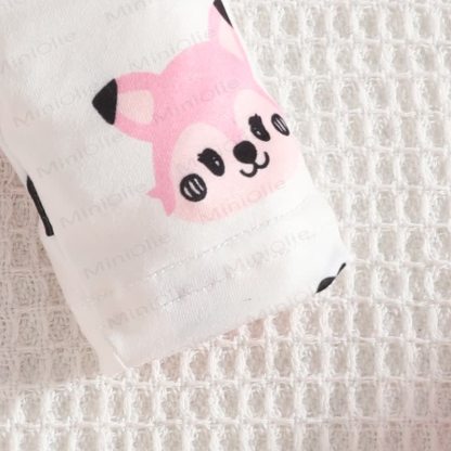 Baby Girl Fox Bow Cord Dress & Love Bodysuit - image 7