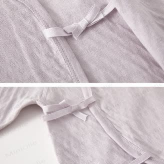  Baby Newborn Flower Cotton Kimono Romper - image 6