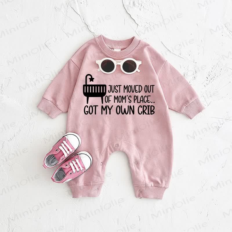 GOT MY OWN CRIB Baby Pink Romper - Pink - 2-3T - image 1