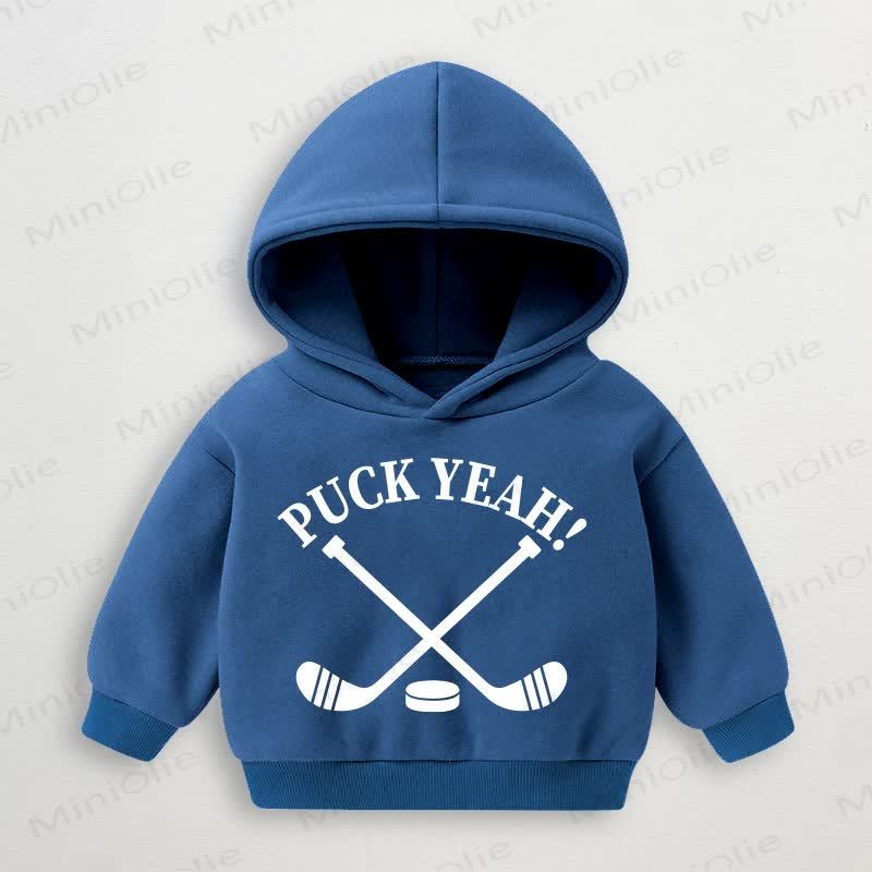 PUCK YEAH! Baby Toddler  Hoodie - Blue - 3-5T - image 1