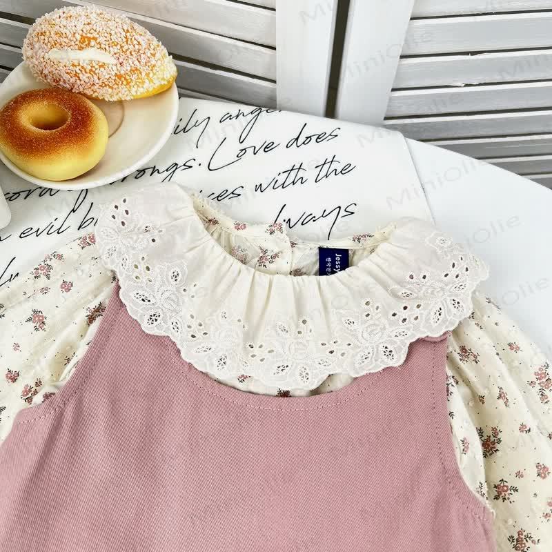 Baby Toddler Girl Flower Lace Top/Sleeveless Dress - image 12