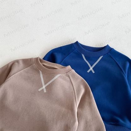 Baby Toddler 2-piece Solid Color Set - image 5