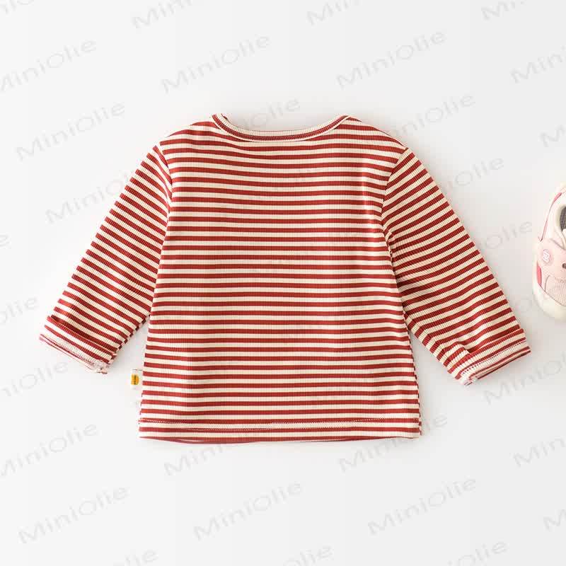 Baby Striped Red T-Shirt - image 2
