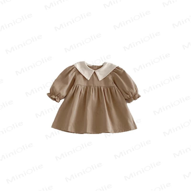 Baby Toddler Girl Lapel Dress - image 5