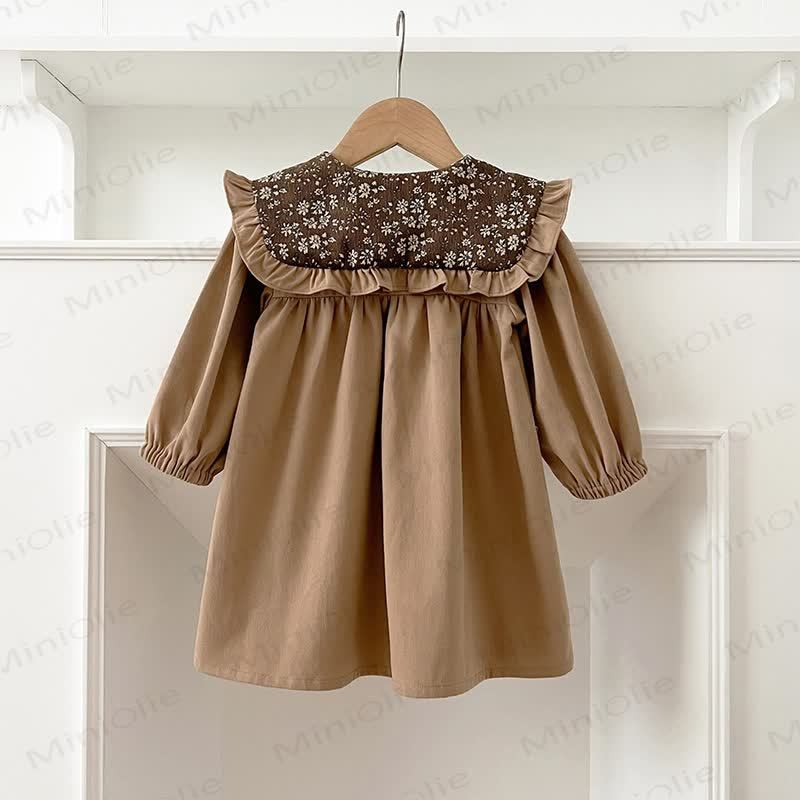 Baby Toddler Girl Floral Lapel Dress - image 2