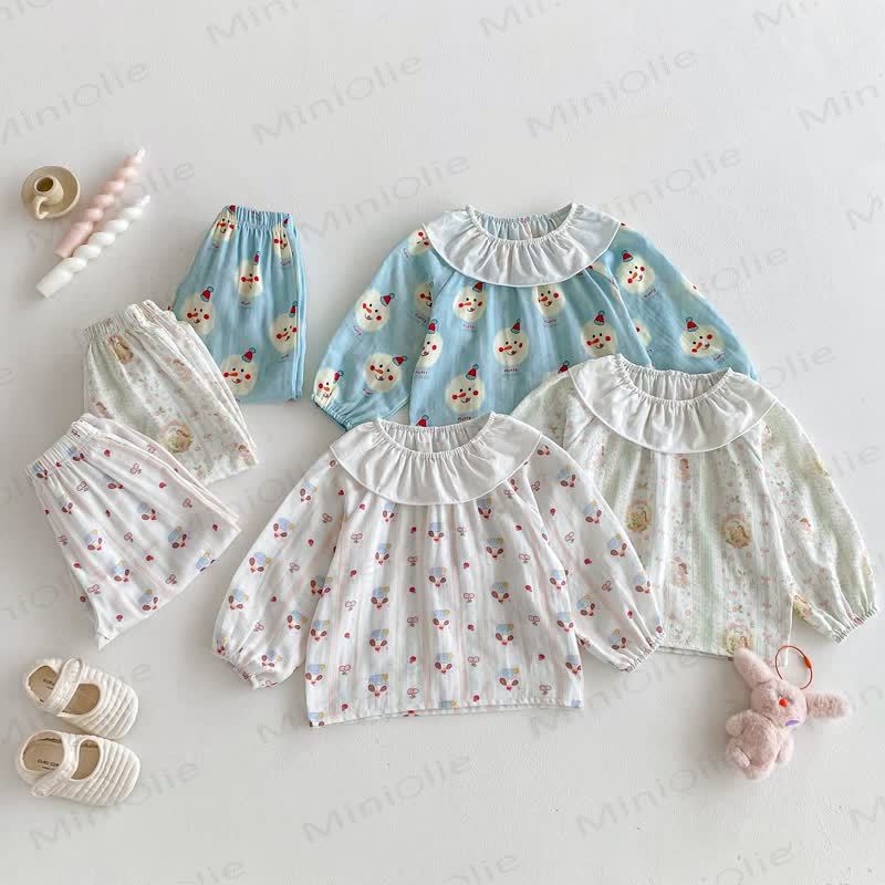 Baby Toddler Girl 2-piece Lapel Set - image 3