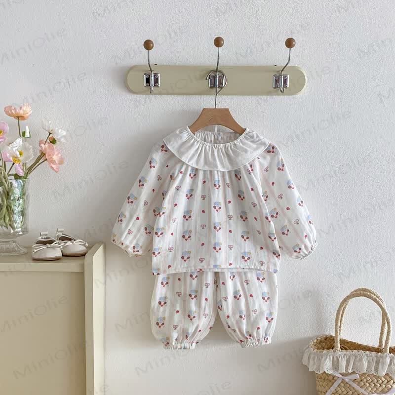 Baby Toddler Girl 2-piece Lapel Set - Pink - 8Y - image 8