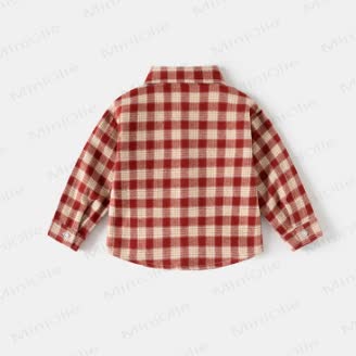 Kid Boy Plaid Pocket Shirt - image 9