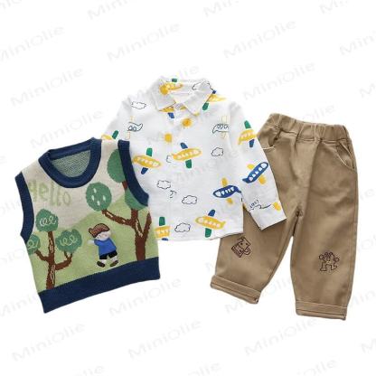 HELLO Baby Toddler Boy 3-piece Set - image 5