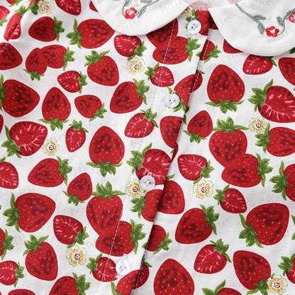 Baby Toddler Girl Strawberry Flower 3-piece Knit Set - image 13