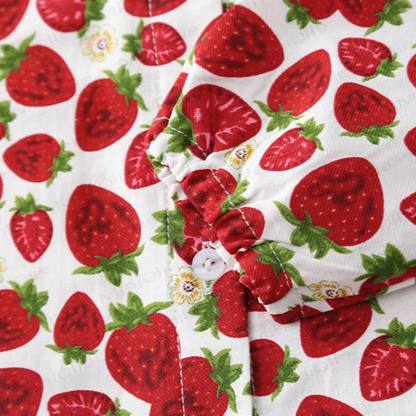 Baby Toddler Girl Strawberry Flower 3-piece Knit Set - image 14